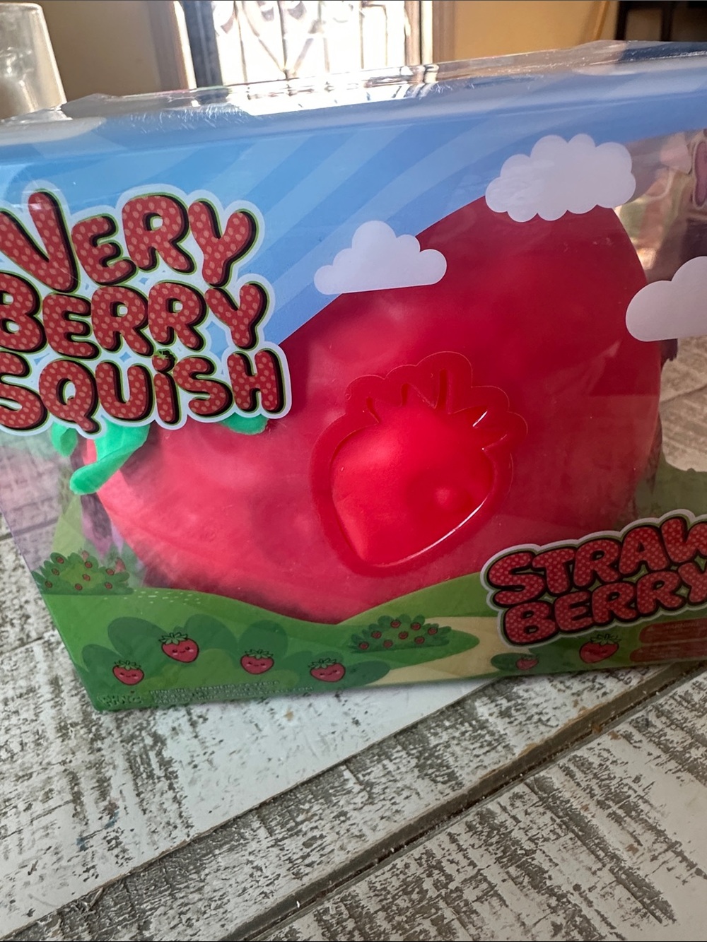 Strawberry Scented Party Cushion - Pink